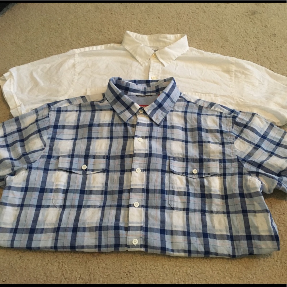 Izod Short-sleeve Button-down